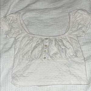 Billabong white crop top